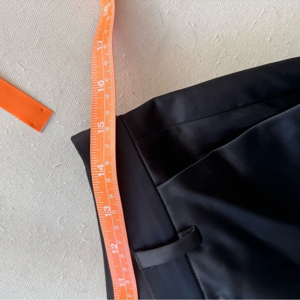L'AGENCE Charcoal Satin Cropped Pants - Picture 6 of 7
